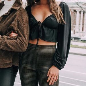 Blue Blush Baby Doll Knit Top